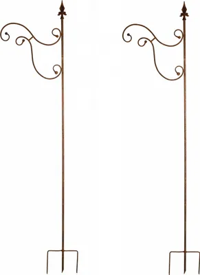 Produktbild von Haken für Blumentöpfe HÄNGENDEN LAMPIONS STAHL 222 CM - Ideal für den Garten! - Satz von 2