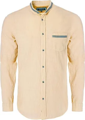 Produktbild von Leinen-Hemd CARISMA Stehkragen Rose uni CRM8489 XL