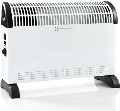 Produktbild von Konvektor Heizung mit Gebläse, (Turbo Lüfter) mobile Elektroheizung 2000 Watt 3 Heizstufen Thermostat, Konvektor, NEDIS von immer-saugut