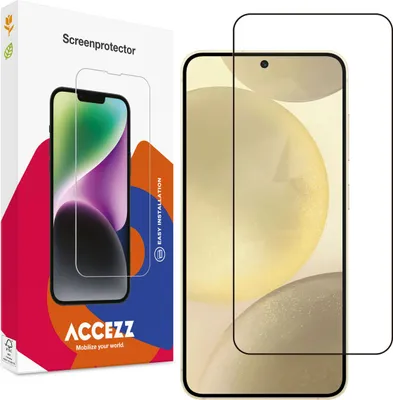Productafbeelding van Accezz Gehard Glas Full Cover Screenprotector voor de Samsung Galaxy S24 Plus / S25 Plus