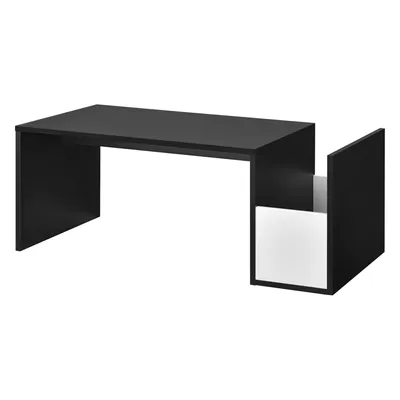 Imagen del producto de Mesa de centro And OutdoorMatch Issac - Con compartimento de almacenamiento - 90x45x35 cm - y blanco - Tablero de partículas - Diseño moderno