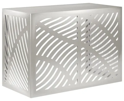 Produktbild von Klimaanlagenabdeckung Silber 100 x 50 x 70 cm Edelstahl