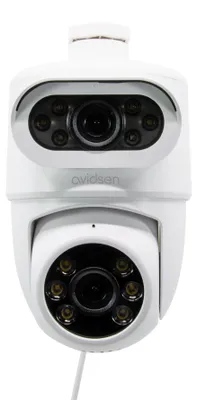 Produktbild von Motorisierte 2K-IP-Außenkamera mit zwei Objektiven HomeCam Dual PTZ - Avidsen - 127156