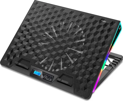 Produktbild von SK Notebook Laptop LCD Kühler RGB Rainbow Ständer 185mm Lüfter 13-17,3 Zoll R720