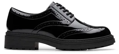 Produktbild von CLARKS Damen Orinoco3 Derby Shoes, Black Leather, 37 EU