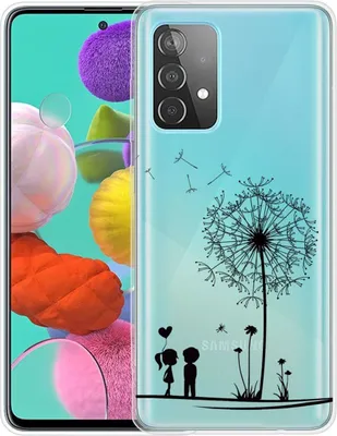 Zdjęcie produktu dla Etui na telefon komórkowy Samsung Cienkie etui ochronne Bumper shell Transparent, Kolor: Dandelion, Wybierz model: Samsung Galaxy A72 5G
