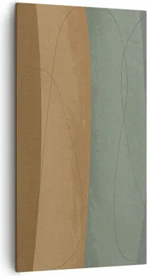 Produktbild von Bild auf Leinwand - Leinwandbild - Einteilig - Abstraktion Gold Grün - 55x100cm - Wand Bild - Wanddeko - Wandbilder - Leinwanddruck - Bilder - Wanddekoration - Leinwand bilder - PA55x100-4213