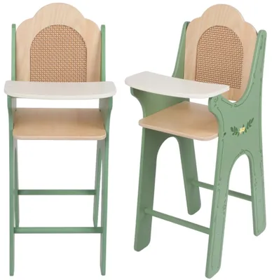 Immagine prodotto di CLASSIC WORLD Seggiolone vintage in legno per bambole