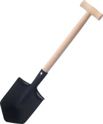 Image de Garronda Bêche de jardinier Bêche de jardin, Longueur : 62 cm, GD-0001 (Pelle en métal avec manche en bois)