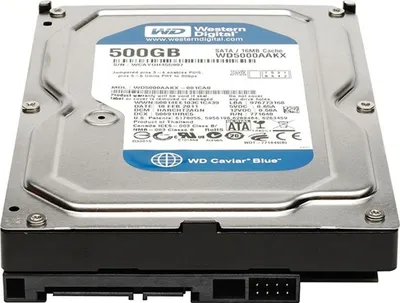 Immagine prodotto di Disco rigido WD Western Digital da 500 GB SATA da 3,5" WD5000AAKX per PC desktop