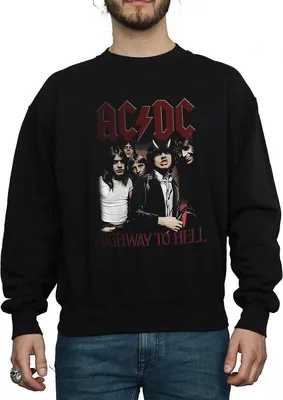Produktbild von AC/DC - "Highway To Hell" Sweatshirt für Herren BI858 (S) (Schwarz)