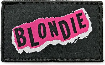 Produktbild von Blondie - Punk - Aufnäher zum Aufbügeln Logo RO6772 (Einheitsgröße) (Schwarz/Pink)