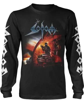 Produktbild von Sodom Langarmshirt Herren Agent orange schwarz XXL