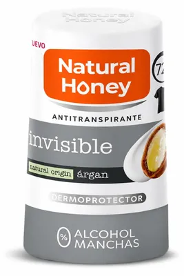 Produktbild von Deodorant Roll-On Natural Honey 50 ml, Anti-Transpirant Argan, ohne Alkohol