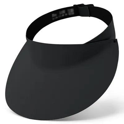 Produktbild von Visor Cap Damen Sommer UV Baseball Sonnenblende Herren Tennis Golf Schnelltrocknend Schwarz Einheitsgröße