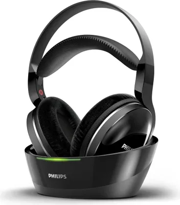 Obrázek produktu pro Philips SHD8850/12, Bezdrátový, 8 - 22500 Hz, Hudba, 221 g, Sluchátka, Černá