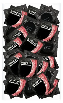 VITALIS 100 Premium Preservativi Vitalis Sensation – Dotted e coste – immagine 1