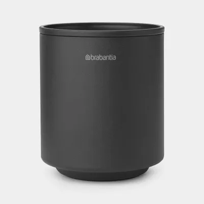 Produktbild von Brabantia MindSet, Freistehender Zahnbürstenhalter, Metall, Grau, Tisch, 81 mm, 81 mm