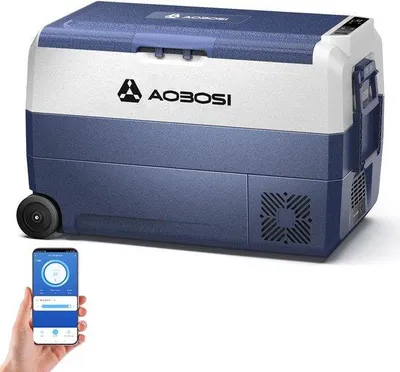 Productafbeelding van Compressor Koelbox 50L Met App Besturing Voor Auto, Truck, Boot & Kamperen