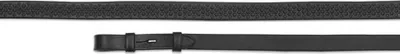 Produktbild von Aviemore Soft Lederzügel mit Gummi ER125 (124,46 cm x 1,6 cm) (Schwarz)