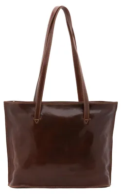 Image de Sac à bandoulière pour femme, en cuir de vachette véritable, avec fermeture éclair, fabriqué en Italie