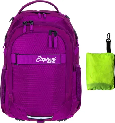 Produktbild von Schulrucksack Elephant Hero Signature Rucksack Schulmappe Schultasche Mädchen 12993 Wild Berry Lila Violett + Regencover