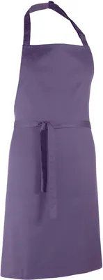 Zdjęcie produktu dla Premier Workwear PR150 | Fartuch śliniakowy "Colours" - Można prać w temperaturze 60°C - Kolor: fioletowy (ok. Pantone 269) - Rozmiar: 72 x 86 cm