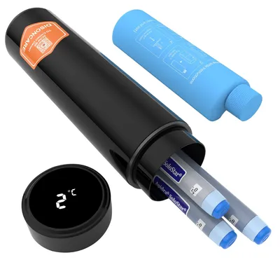 Obrázok produktu pre Prenosný chladničkový box na inzulín 60H s teplomerom