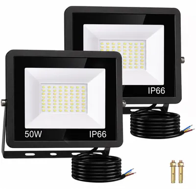 LED-Strahler 50 W, 5000 lm, IP66, kaltweiß, für Außenbereich