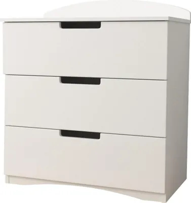 Produktbild von CDF KOMMODE CLASSIC | Farbe: Weiß | Kommode mit Schubladen | Ideal für das Wohnzimmer oder Schlafzimmer