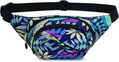 Produktbild von Famanu Hüfttasche mit 4 Fächern für Outdoor-Aktivitäten - Verstellbare Bauchtasche für Laufen und Wandern