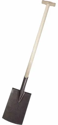 Produktbild von Spaten Gärtner Form, Gr. 2, Rohrdüllspaten, 85 cm Buchen-T-Stiel