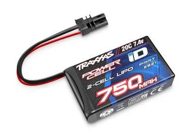 Produktbild von Traxxas TRX2821 ID LiPo Akku 750mAh 7,4V 2-Zellen 20C für TRX-4M