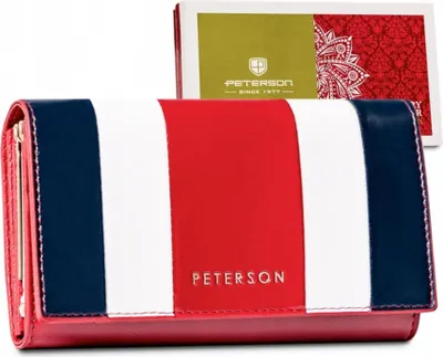Produktbild von Peterson Brieftasche für Frauen Zy rot und weiß Universal
