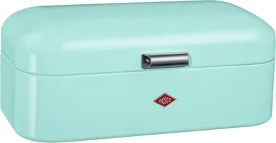 Produktbild von Wesco Breadbox Grandy, Frühstücksbox, Brotdose, Butterbrotsdose, Mint, Stahlblech, 235201-51