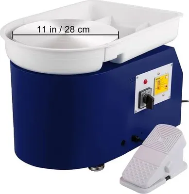 Obrázek produktu pro Hrnčířský kruhový stroj, 350 W, ovládání nožním pedálem