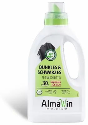 Produktbild von AlmaWin Waschmittel Schwarze Wäsche - 6 er 750ml