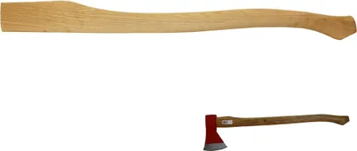 Produktbild von Axtstiel 700 mm aus hartem Eschenholz, Kuhfußform, ovales Auge 5,5 x 2,0 cm