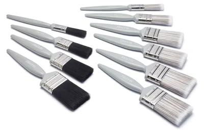 Produktbild von Harris Malerpinsel Set 10-teilig – Flachpinsel & Lackpinsel für Wandfarbe, Dispe