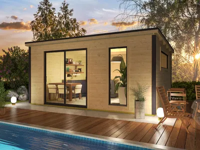 Produktbild von Fjordholz Gartenhaus Modell Juist-4