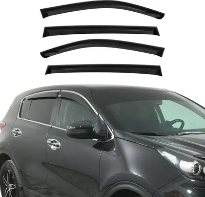 Immagine prodotto di Paravento parapioggia per Kia Sportage 2015-2021 acrilico scuro 4 pz
