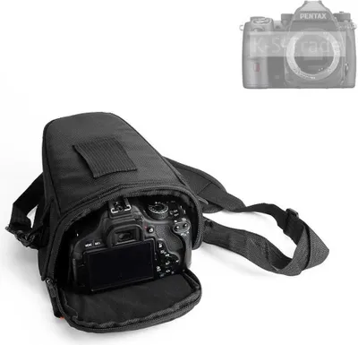 Produktbild von K-S-Trade Kameratasche Fototasche Schultertasche Umhängetasche kompatibel mit Pentax K-3 Mark III Monochrome Colt  für Systemkameras Schutzhülle