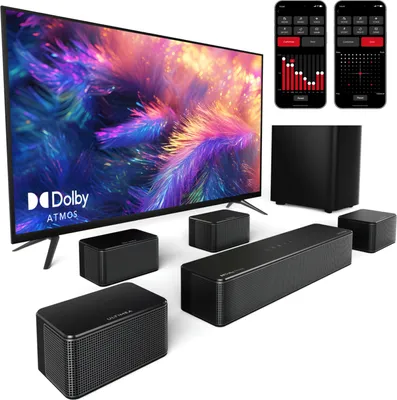Obrázok produktu pre Soundbar ULTIMEA 7.1 Dolby Atmos pre TV, priestorový zvukový systém domáceho kina, Poseidon D80