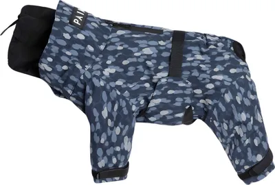 Produktbild von PAIKKA Hunde Overall "Winter Suit" blau, Rückenlänge: 70 cm