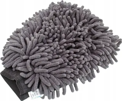 Zdjęcie produktu dla SATRA | Rękawica do mycia samochodu, mikrofibra, ciemnoszara, 25 x 16 cm, ręcznik do rąk, ciemnoszary, rękawica do pielęgnacji samochodu