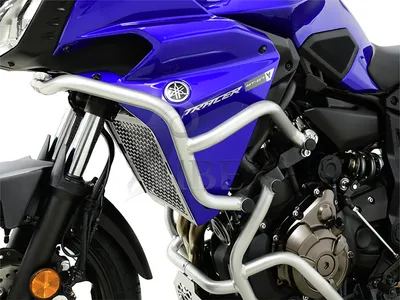 Produktbild von ZIEGER Sturzbügel Verkleidung kompatibel mit Yamaha MT-07 Tracer silber