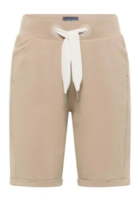 Produktbild von Elbsand Brinjana Damen Sweat-Shorts Bermuda Kurze Sweathose, beige, Gr. M