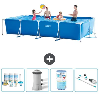 Immagine prodotto di Piscina fuori terra rettangolare - 450x220x84 cm - composta da 5 elementi - modello S30309