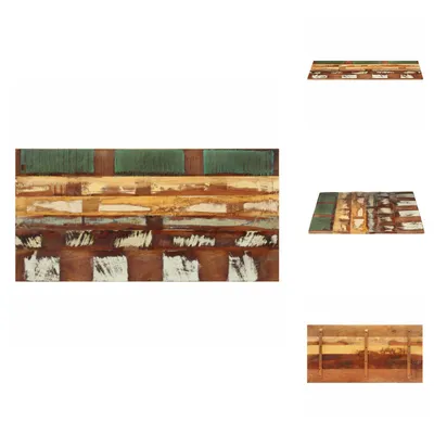 Image de vidaXL Plateau de table rectangulaire 60x120 cm 15-16 mm Vieux bois massif - Plateaux de table