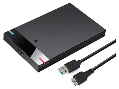 Produktbild von AIORBER 2,5 Zoll Externes Festplattengehäuse USB 3.0, 5Gbps, für SSD/HDD SATA, 4TB, stoßfest, tragbar, PC+ABS, kompatibel mit Windows/Mac/Android